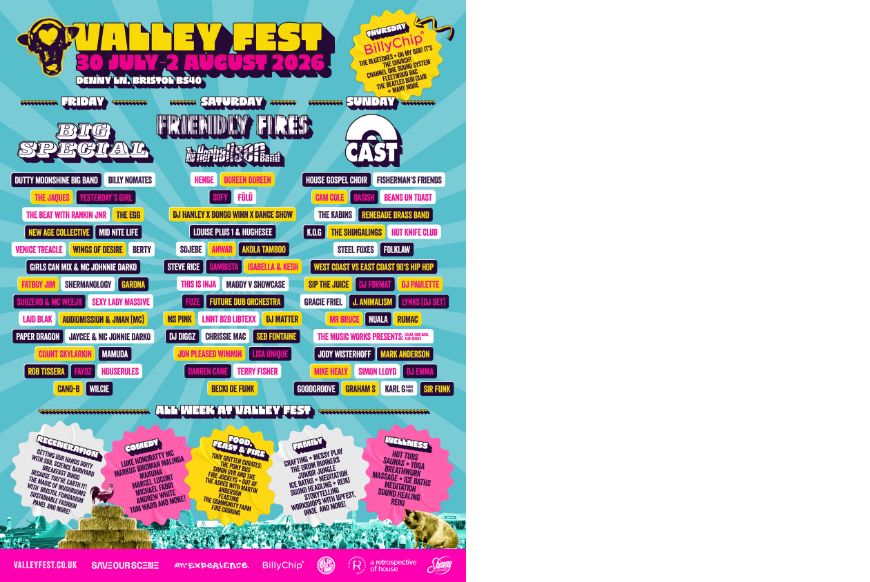 Valley Fest lineup 2026